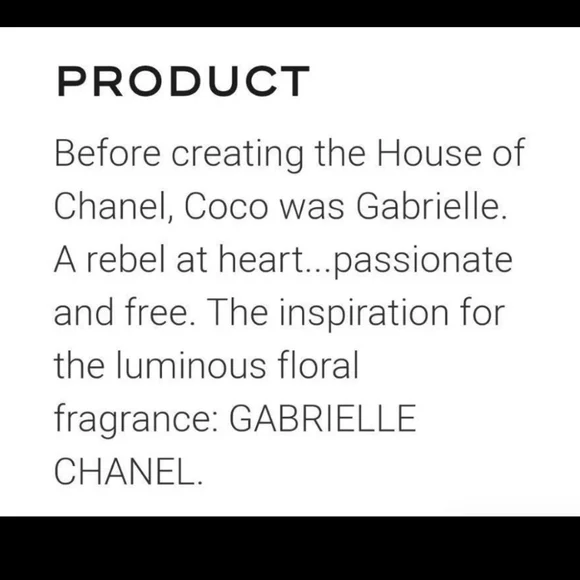 NEW CHANEL Gabrielle Eau de Parfum, 3.4oz - Picture 3 of 5